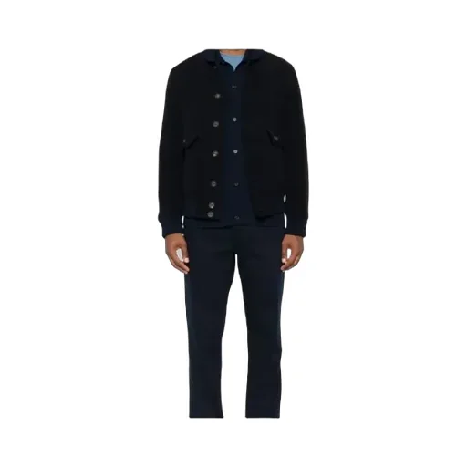 Ribbed Collar Bomber Jacket