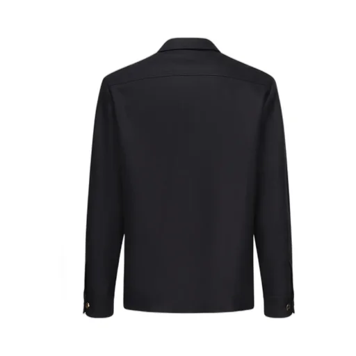 Wool Pocketed Shirt