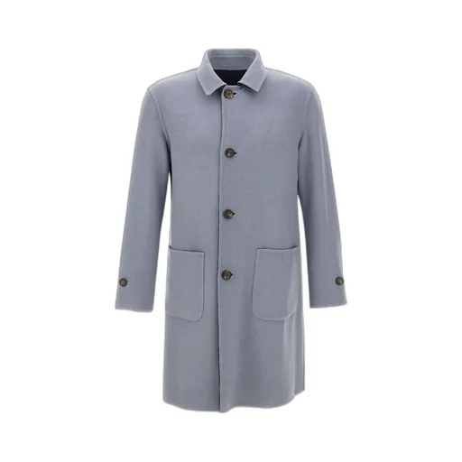 Platinum Reversible Wool Coat