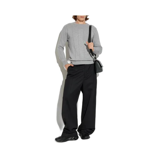 Ribbed Crew Neck Sweater
