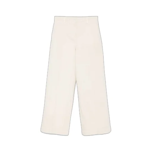 Centre-Seam Cotton Trousers