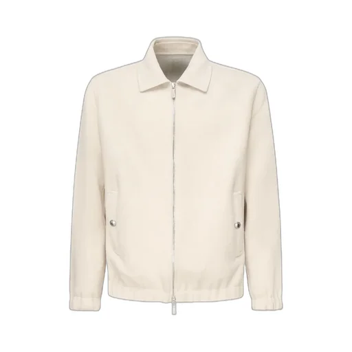 Zip-Front Drawstring Coat