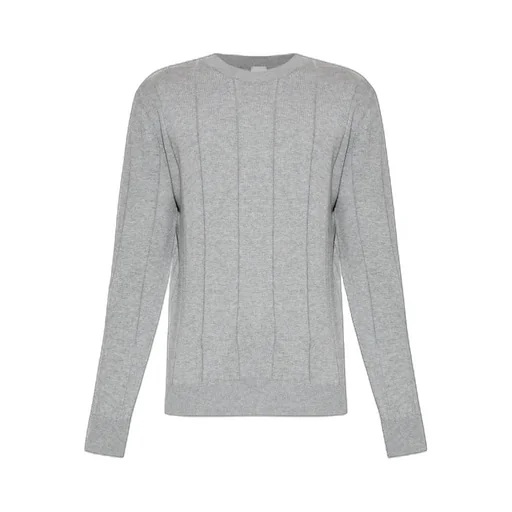 Ribbed Crew Neck Sweater