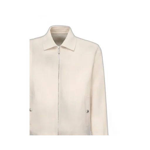 Zip-Front Drawstring Coat