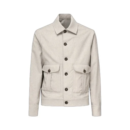 Buttoned Patch Pocket Jacket