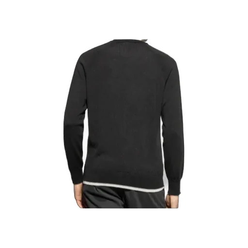 Contrasting-Trim Sweater