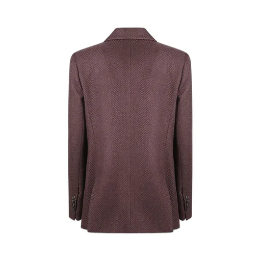 Double-Breasted Long Sleeve Suit Jacket