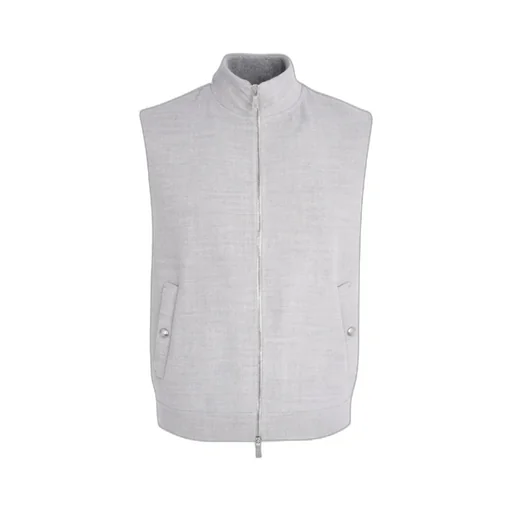 Zip-Up Sleeveless Gilet