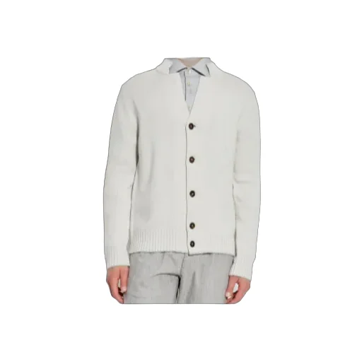Long-Sleeved Knitted Cardigan