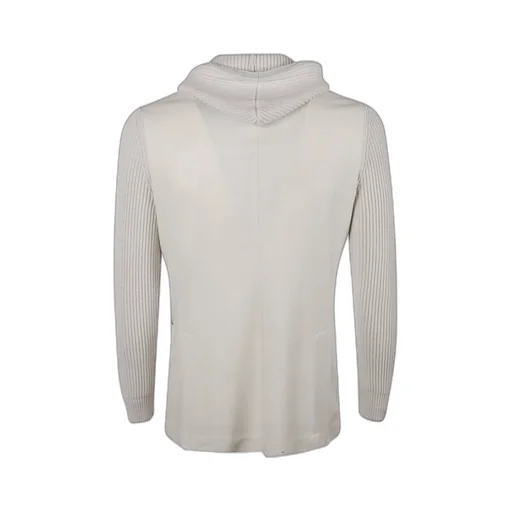 Long-Sleeved Hooded Paneled Jacket