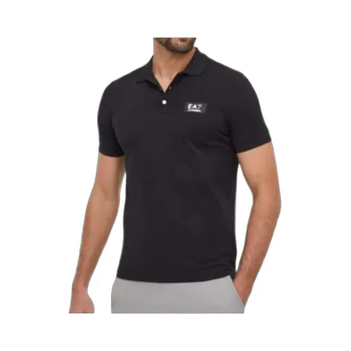 Logo Lapel Polo Shirt