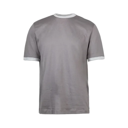 Ribbed Crew Neck T-Shirt