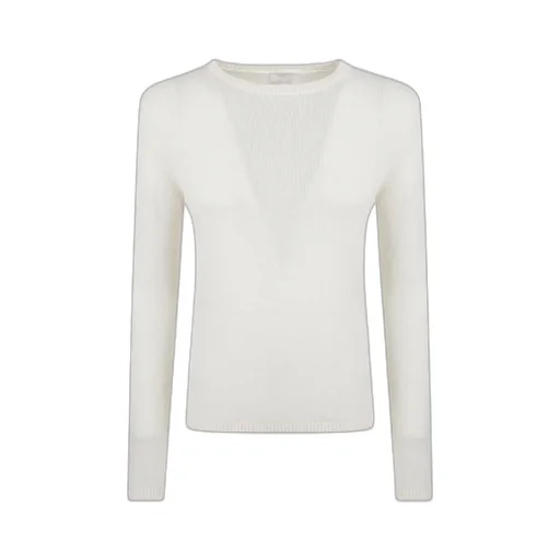 Round-Neck Long-Sleeve Knitted Sweater
