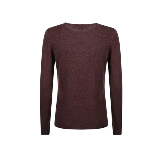 Round-Neck Long-Sleeve Knitted Sweater