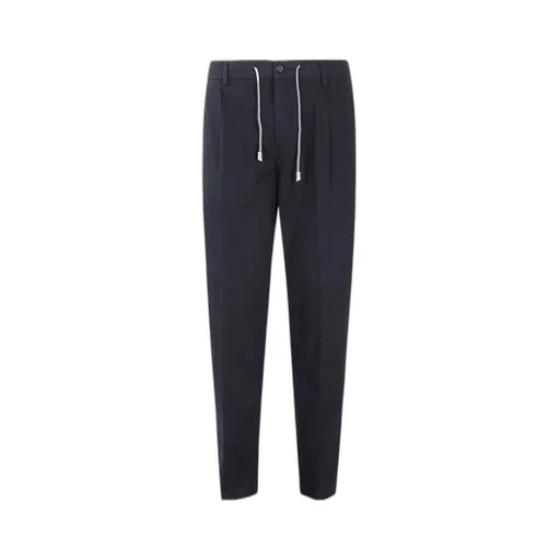 Drawstring Pleated Trousers