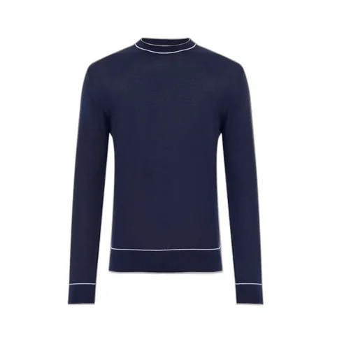 Contrasting-Trim T-Shirt