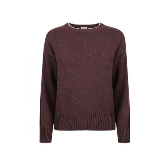 Round-Neck Knitted Sweater
