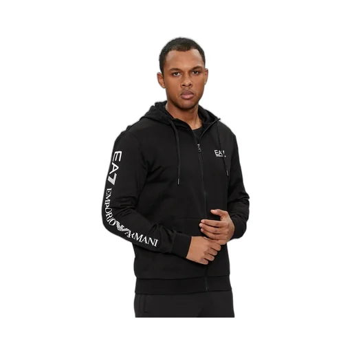 Logo-Print Zip-Up Hoodie