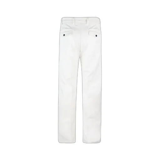 Button-Fastening Cotton-Blend Trousers