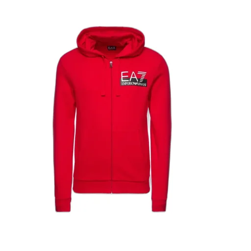 Zippered Hooded Sweatshirt