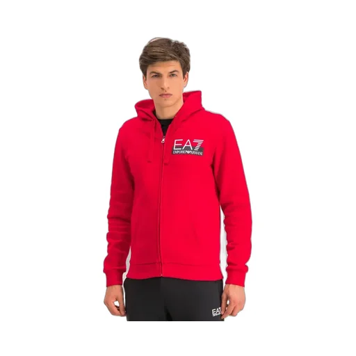 Zippered Hooded Sweatshirt