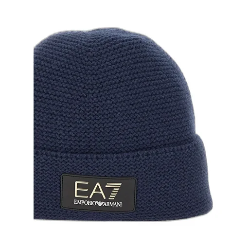 Logo-Patch Wool-Blend Beanie
