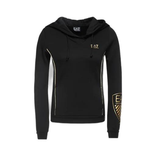 Logo Printed Hooded Sweater