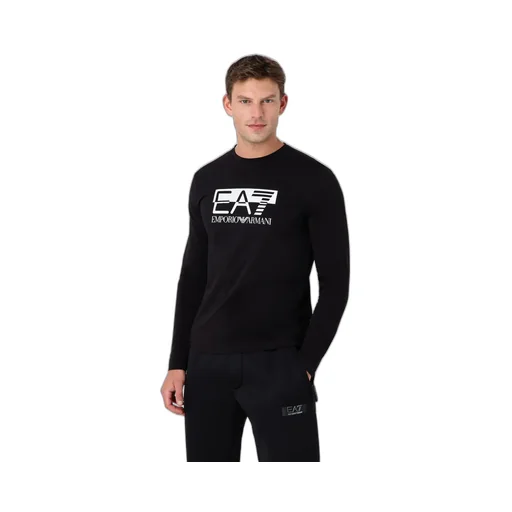 Round Collar And Long-Sleeved T-Shirt