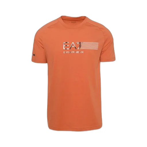 Line Logo Shoulder Collar T-Shirt