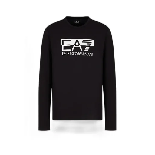 Round Collar And Long-Sleeved T-Shirt