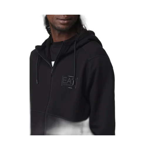 Logo-Patch Zip-Up Cardigan