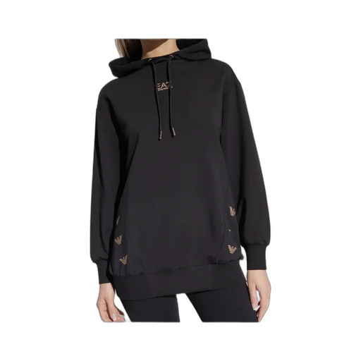 Logo-Print Long-Sleeve Hoodie