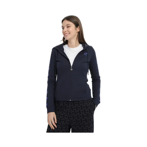 Logo Hooded Casual Coat