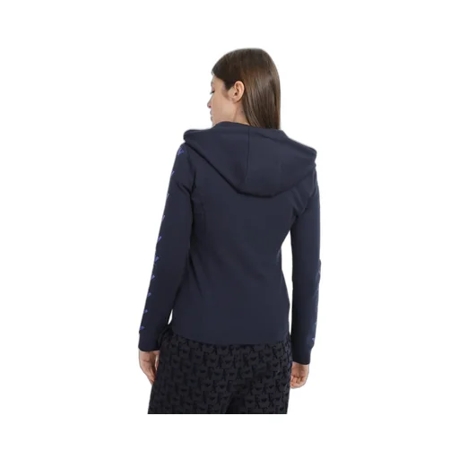 Logo Hooded Casual Coat