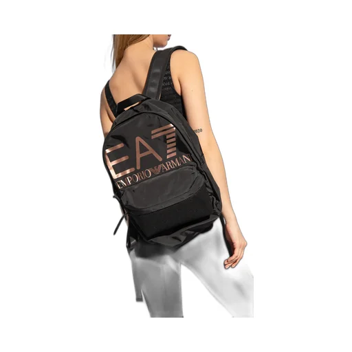 Logo Print Backpack