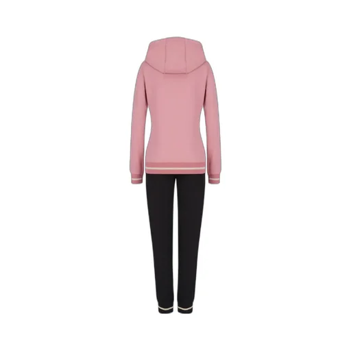 Hooded Zippered Sweatshirt And Sweatpants Set