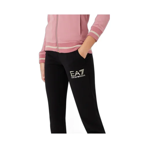 Hooded Zippered Sweatshirt And Sweatpants Set