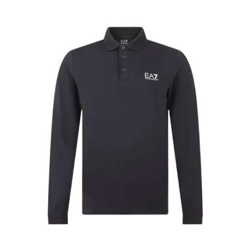 Logo Long-Sleeved Polo Shirt