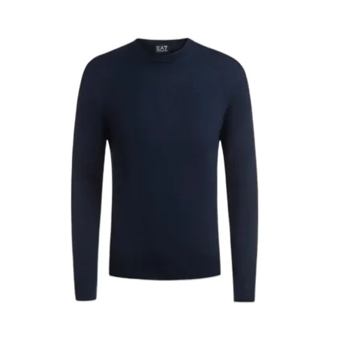 Round-Neck Knitted Pullover