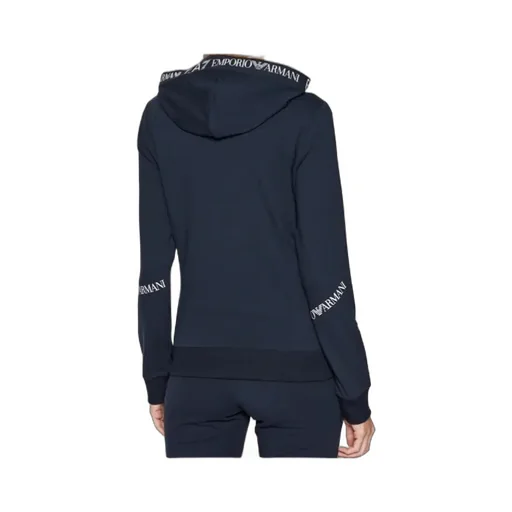 Logo-Trim Zip Hoodie