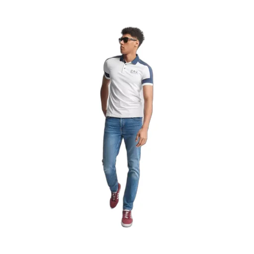 Logo Pattern Polo Shirt