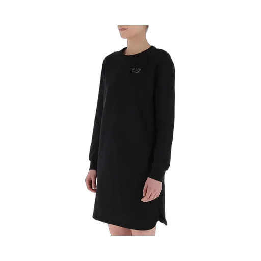 Round Neck Long-Sleeved Dress