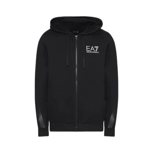 Zip-Up Logo-Print Hoodie