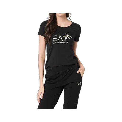 Round Collar Logo T-Shirt