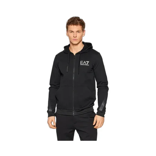 Zip-Up Logo-Print Hoodie