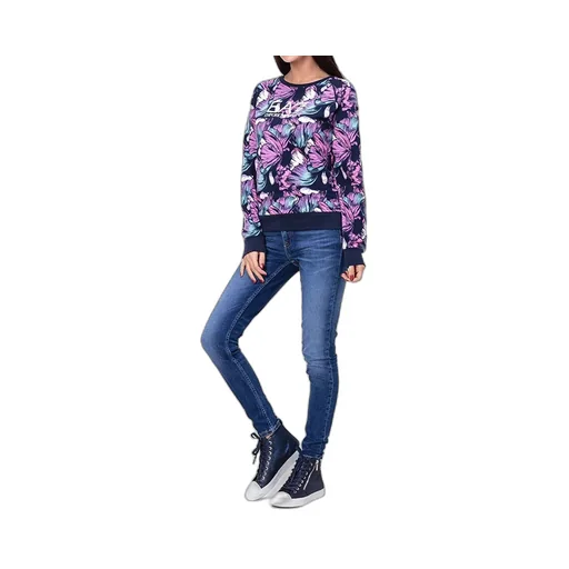 Round Neck Print Sweater