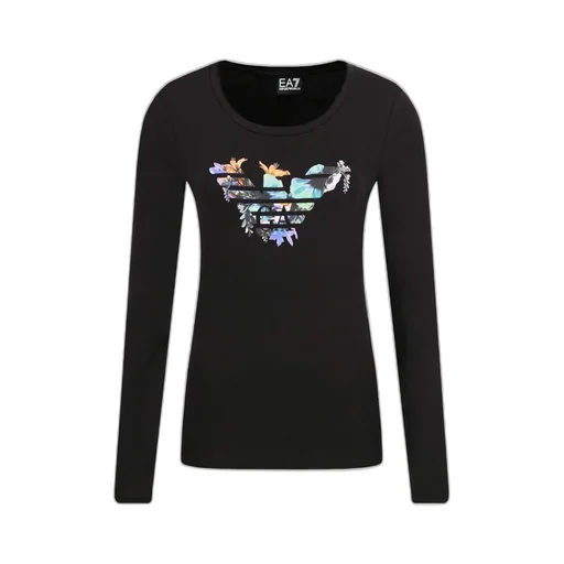 T-Shirt With Round Neck And Long Sleeves
