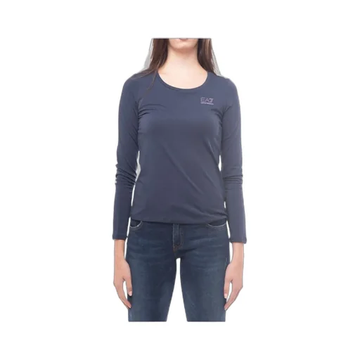 T-Shirt With Round Neck And Long Sleeves