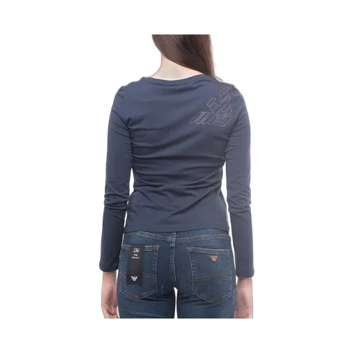 T-Shirt With Round Neck And Long Sleeves