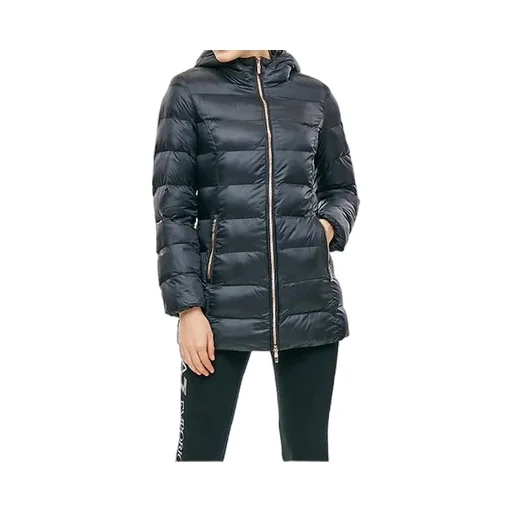 Quilted Hooded Down Jacket